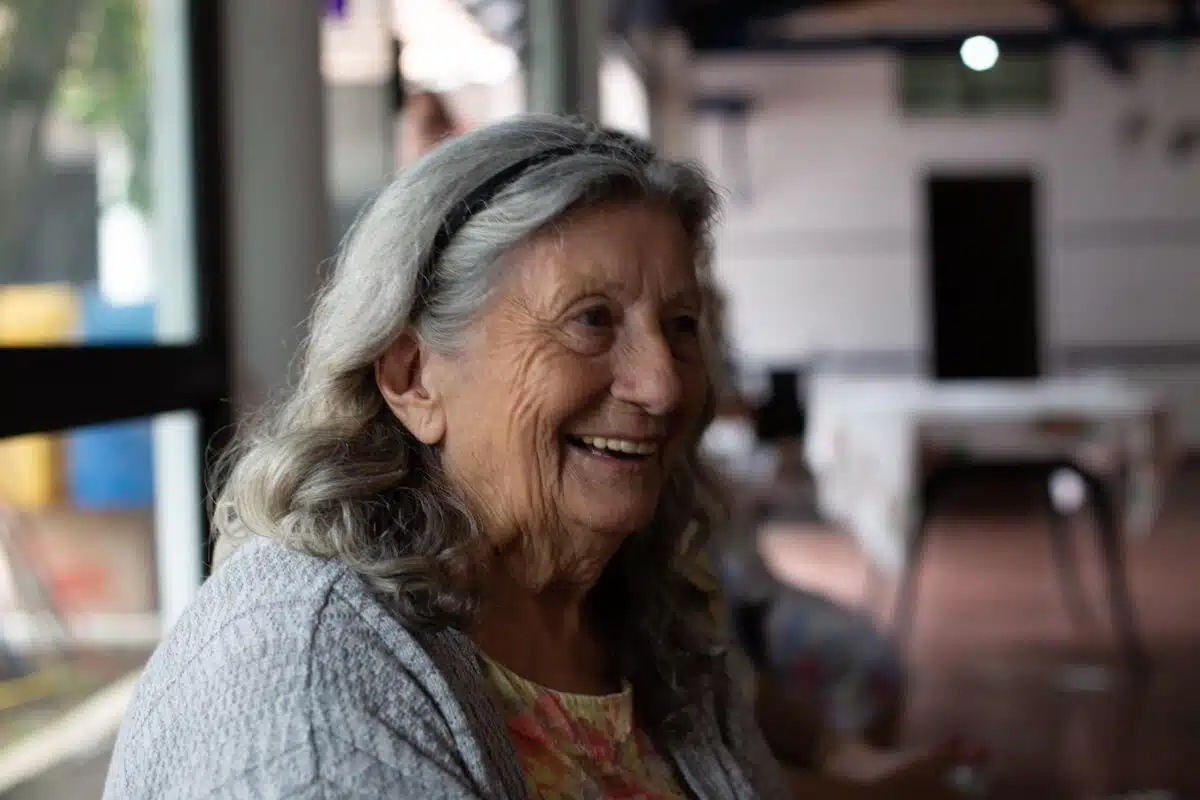 une vieille dame en EHPAD
